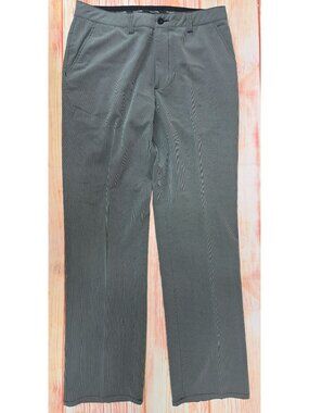 Travis Mathew Mens Gray Pinstripe Golf Pants 34x33